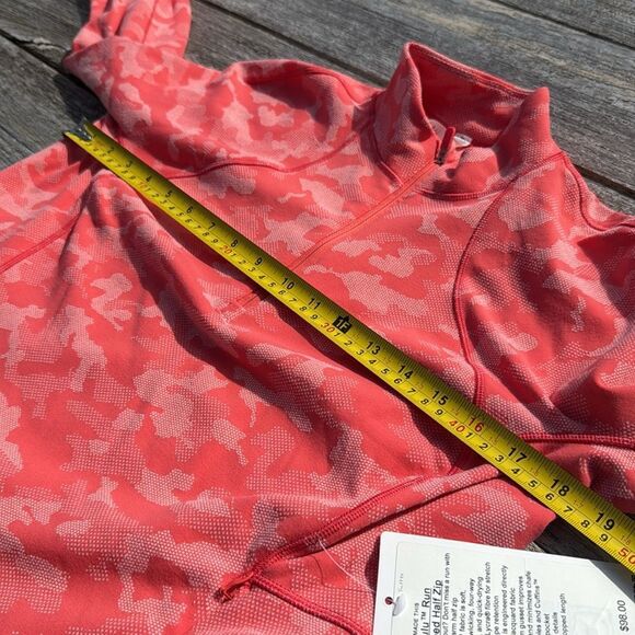 Lululemon Its Rulu Run Cropped Half Zip Womens size 12 NWT - Picture 5 of 7